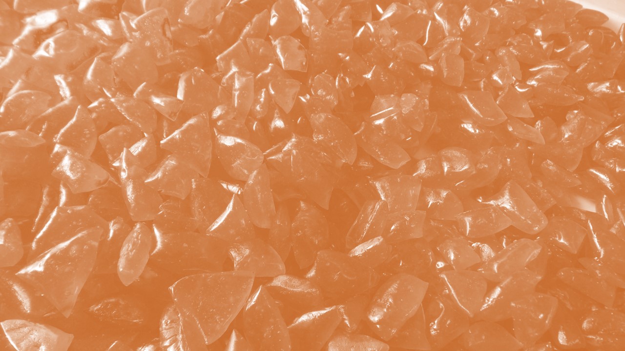 Orange Rock Candy (half pound)