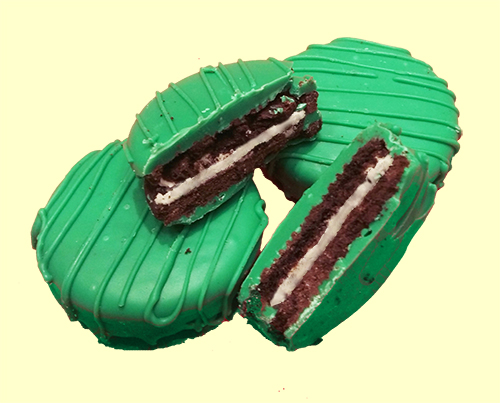 Mint Chocolate Covered Oreos